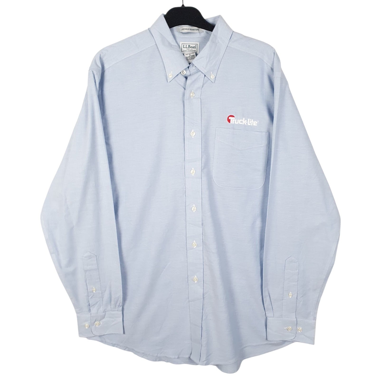 Mens Blue L.L.Bean  Long Sleeve Shirt