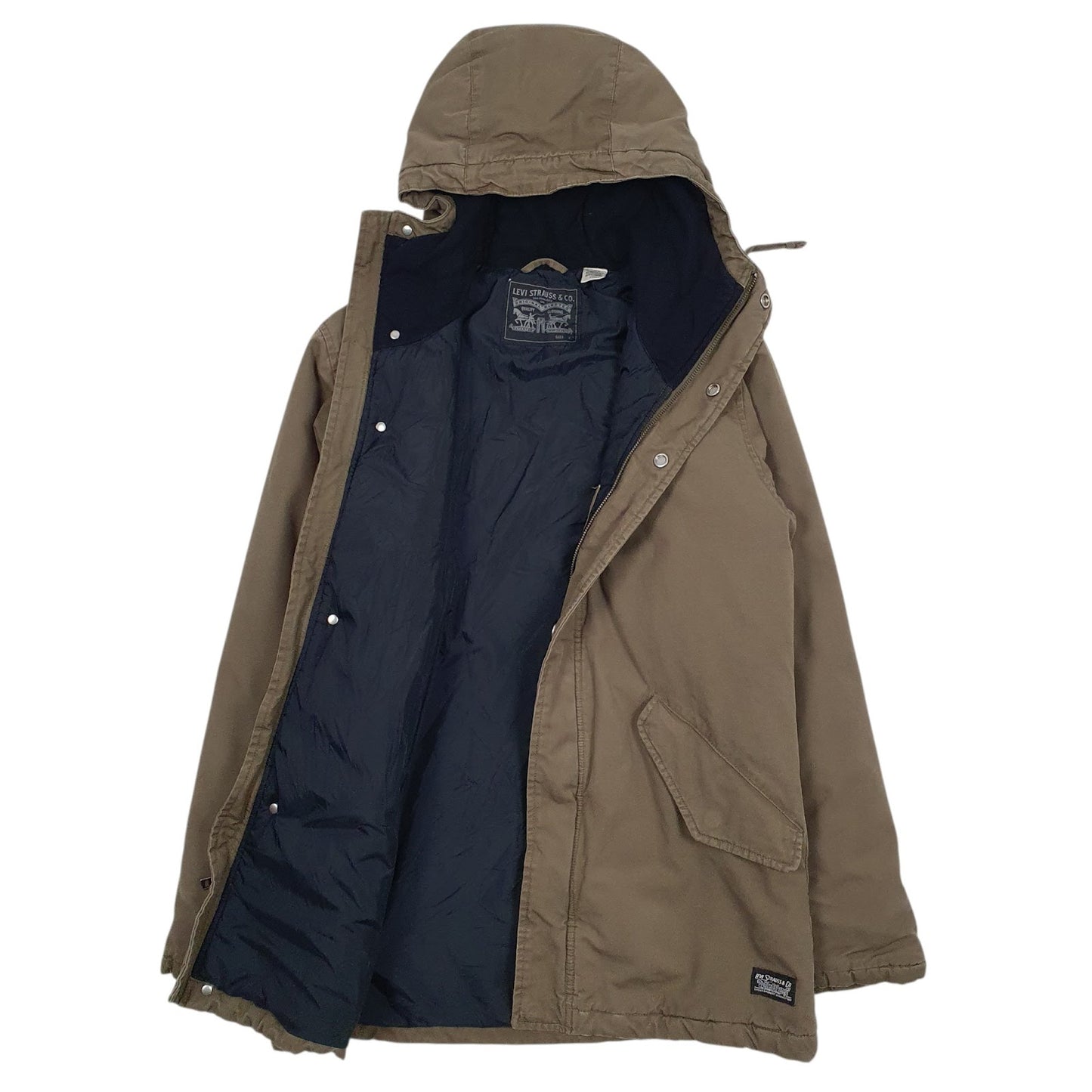 Mens Green Levis Padded Thermore  Coat