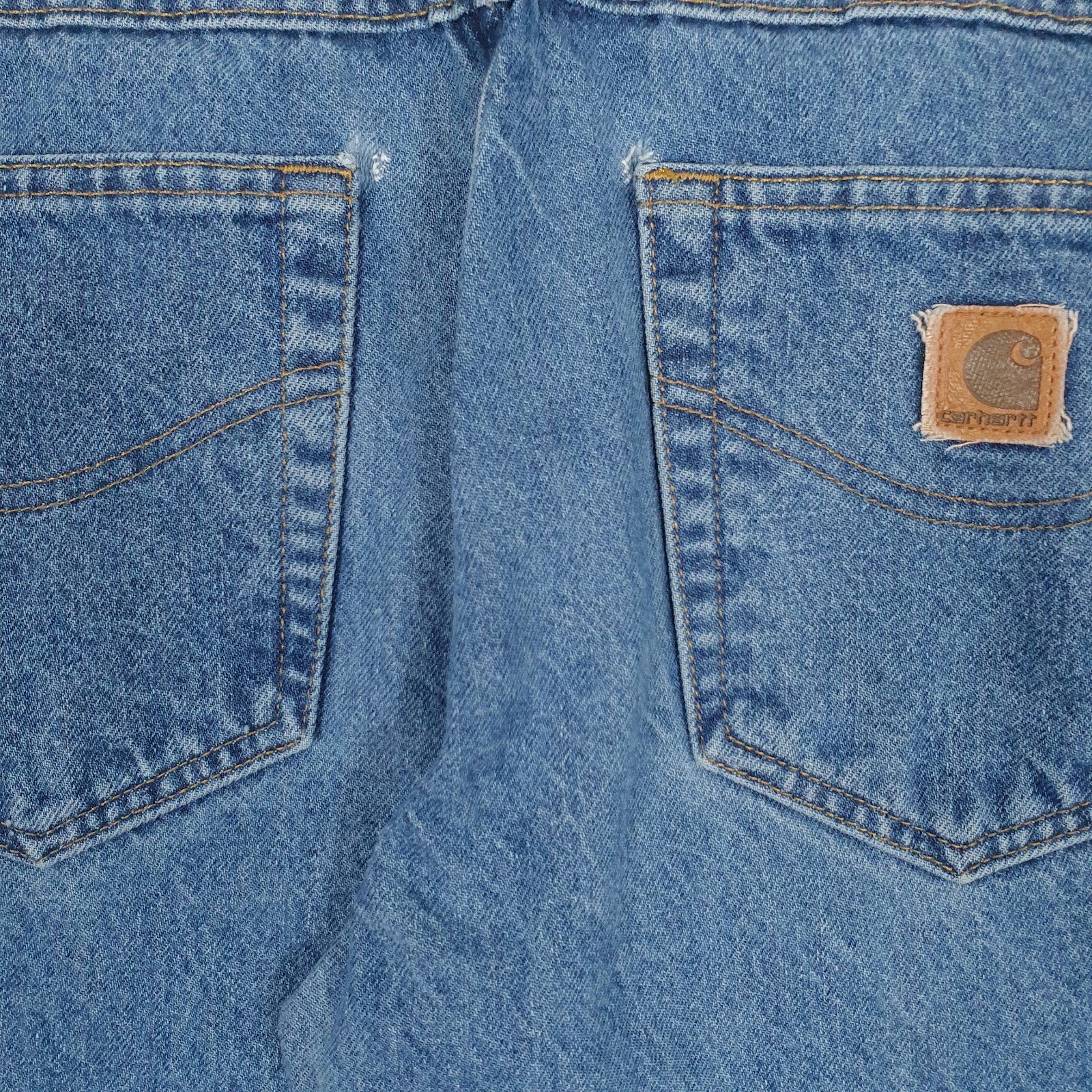 Mens Blue Carhartt   Jeans