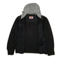 Mens Black Levis Windbreaker Hoodie  Coat