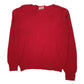Womens Red United Colors Of Benetton Vintage Knit Crewneck Jumper