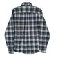 Mens Green Eddie Bauer Thick Flannel Plaid  Shirt