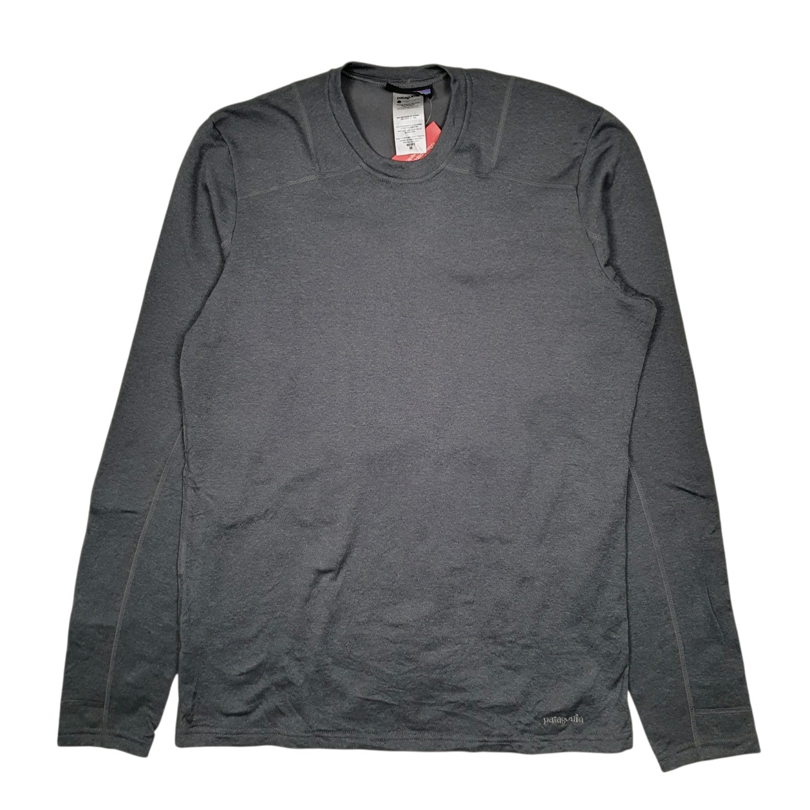 Mens Grey Patagonia Capilene Lightweight Slim Fit Crewneck Jumper