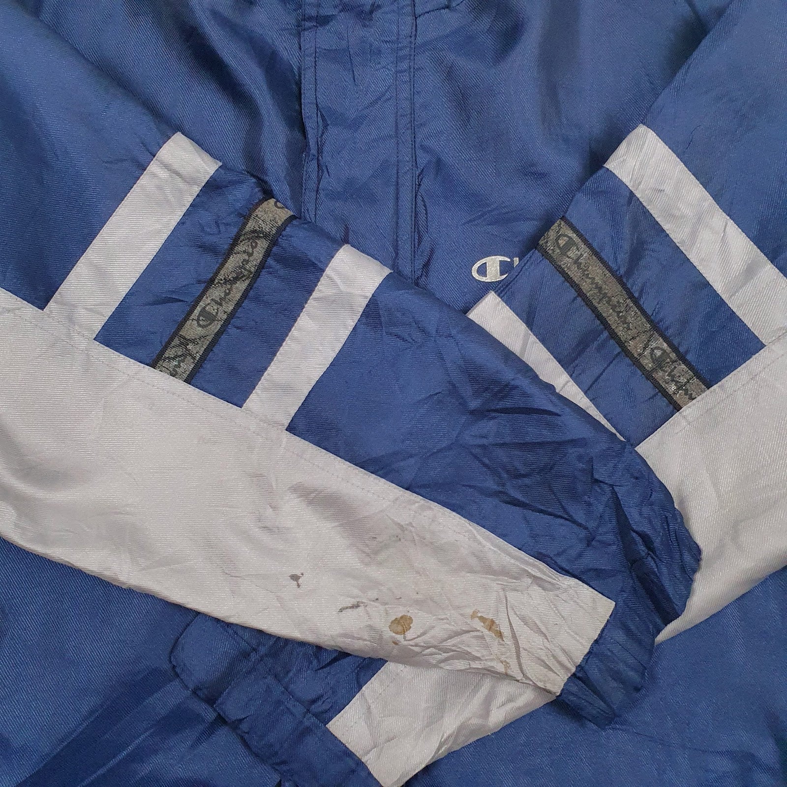Mens Blue Champion Vintage  Coat