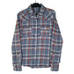 Womens Blue Heather  Long Sleeve Shirt