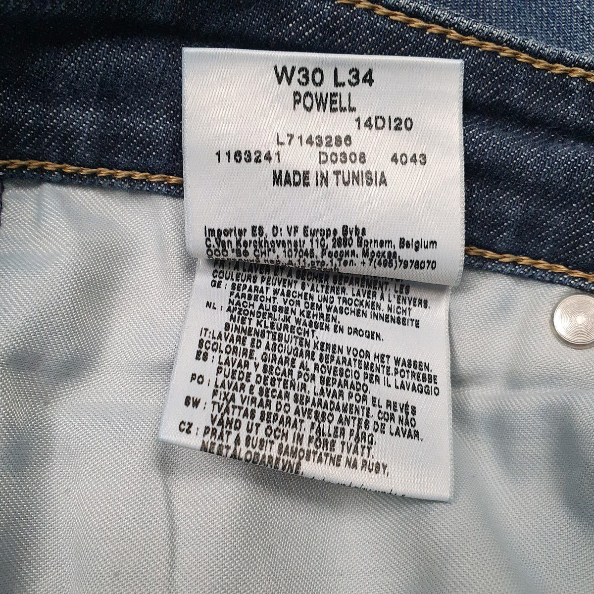 Mens Blue Lee   Jeans