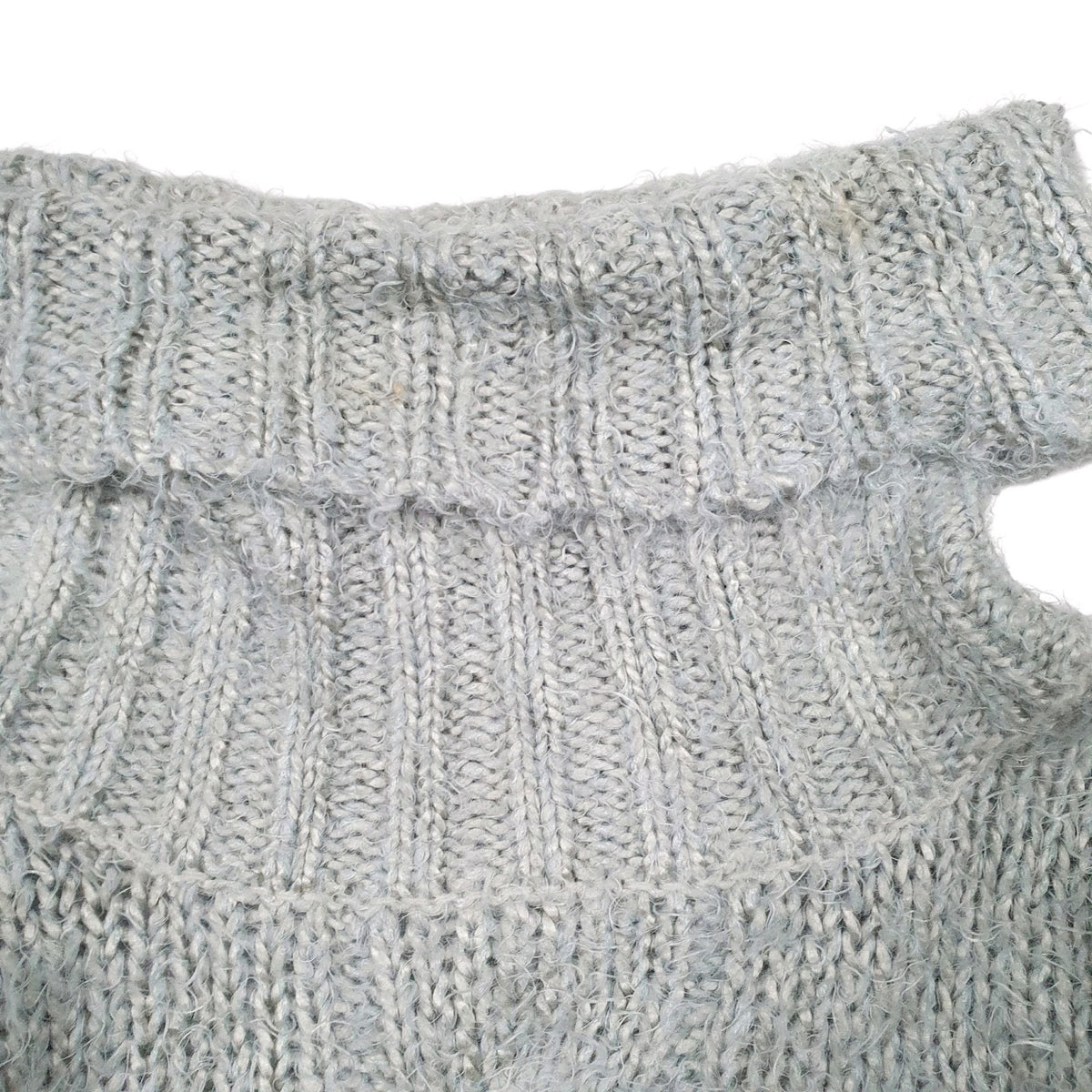 Womens Blue Roode Poat Knit Turtle Neck Jumper