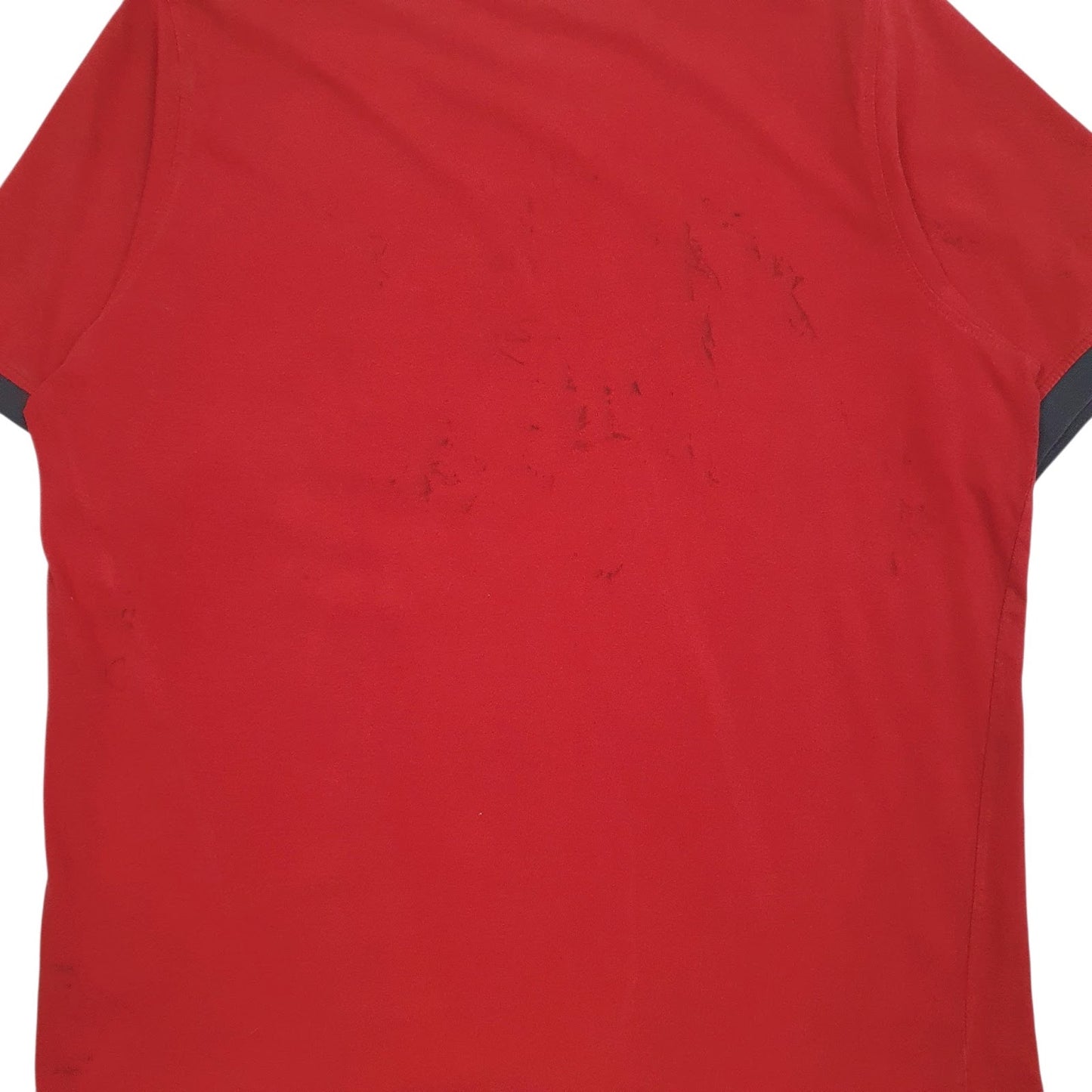 Mens Red Adidas Vintage 00s Spellout  T Shirt
