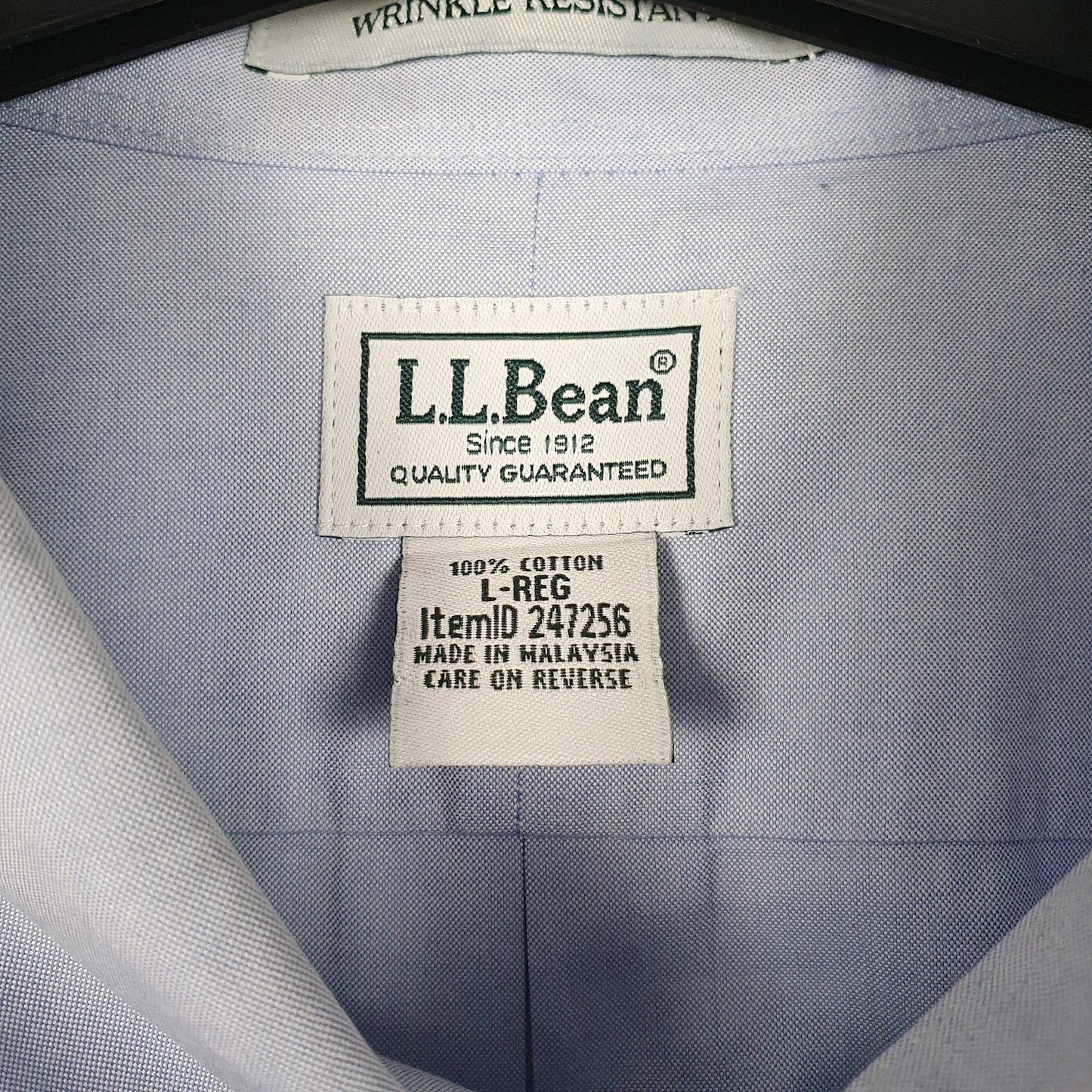 Mens Blue L.L.Bean   Shirt