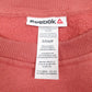 Mens Red Reebok Spellout Crewneck Jumper