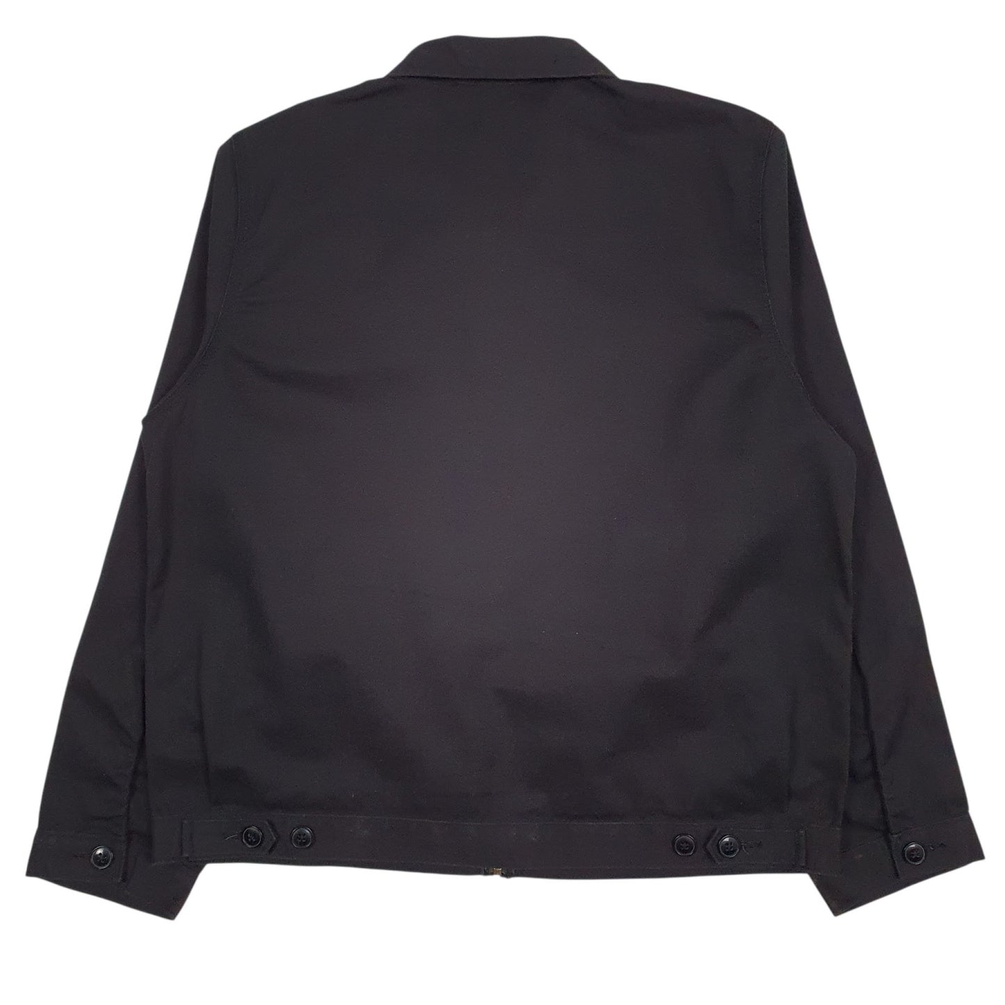 Mens Black Dickies Eisenhower Windbreaker Crewneck Coat