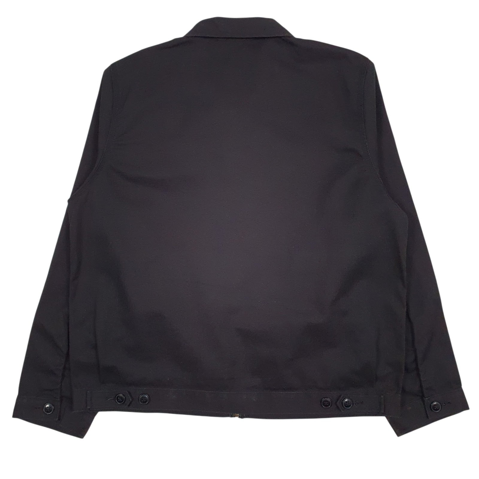 Mens Black Dickies Eisenhower Windbreaker Crewneck Coat