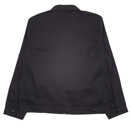 Mens Black Dickies Eisenhower Windbreaker Crewneck Coat