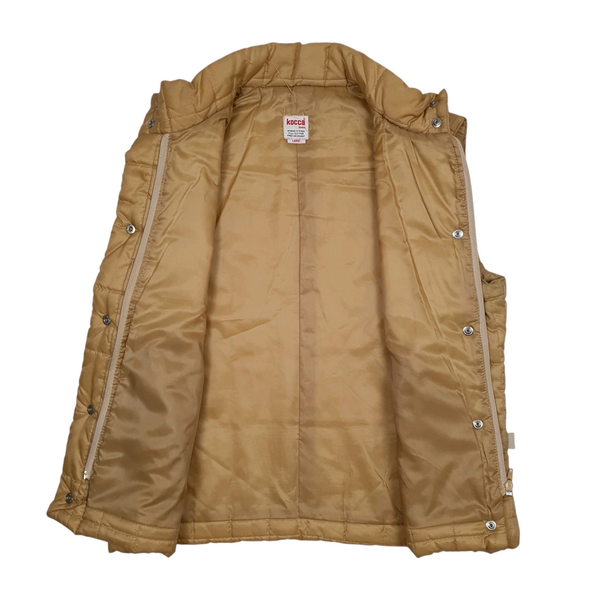 Womens Beige Kocca Quilted Puffer  Coat