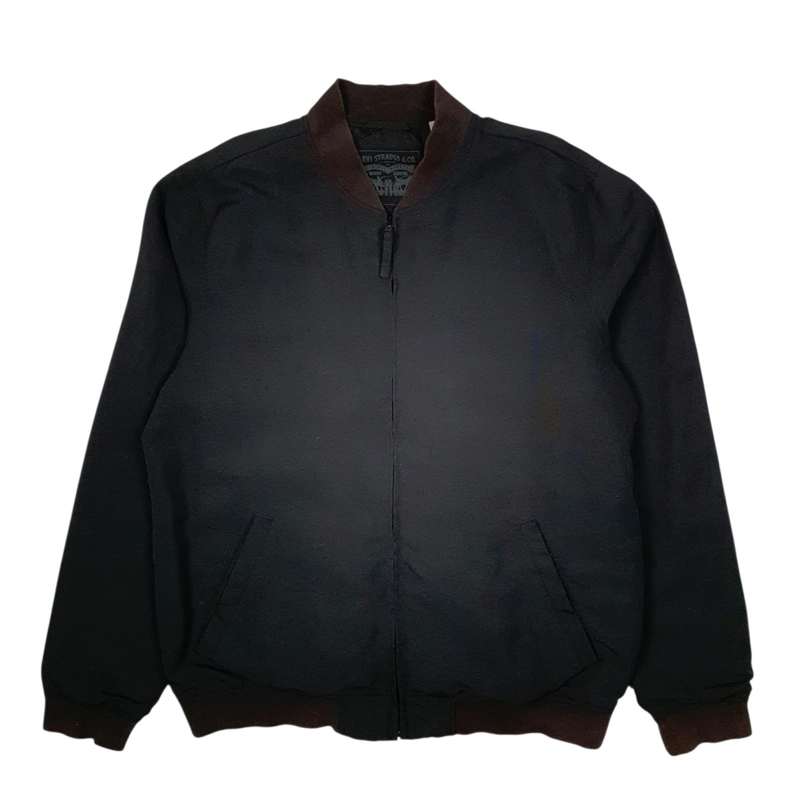 Mens Black Levis Windbreaker  Coat