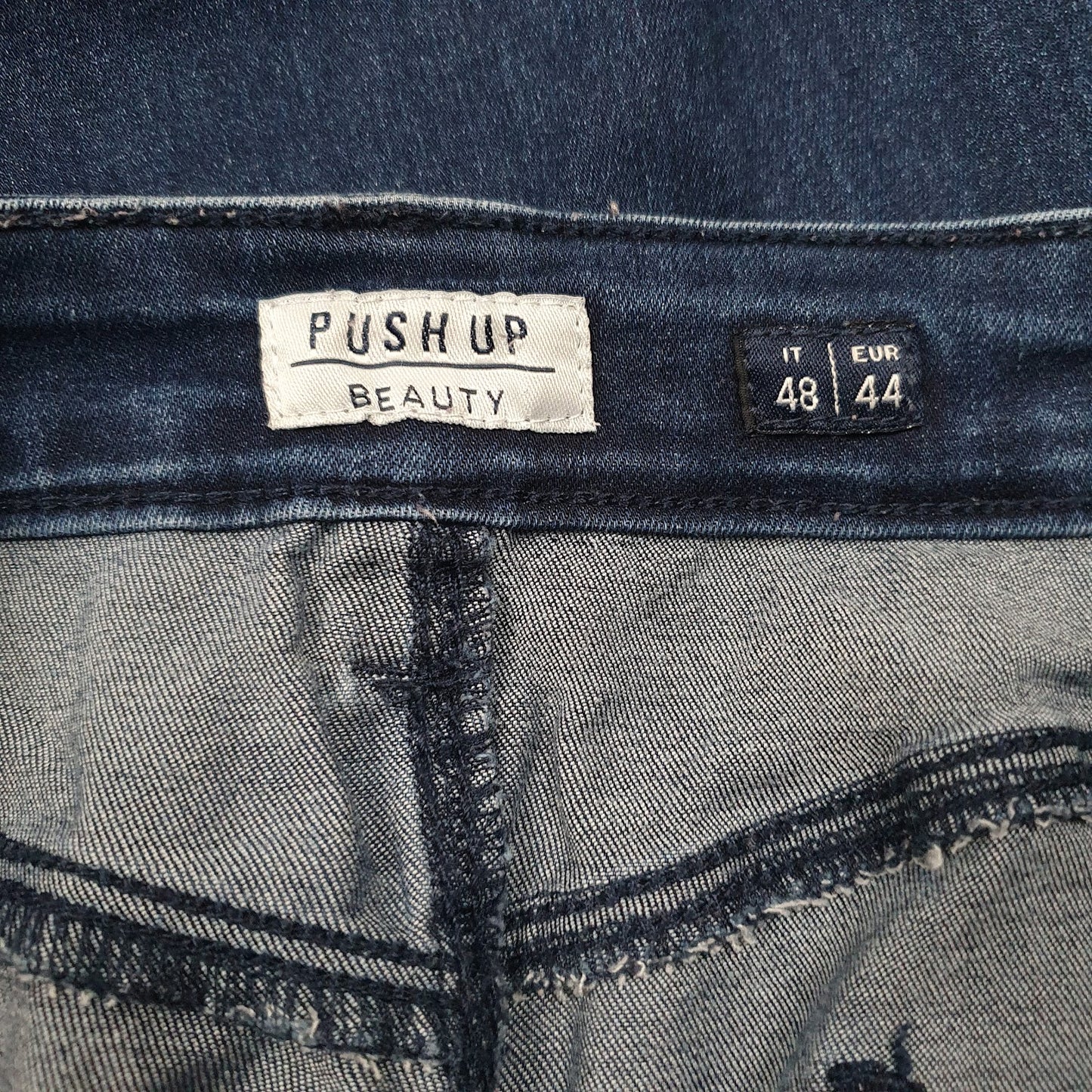 Womens Blue Push Up   Jeans