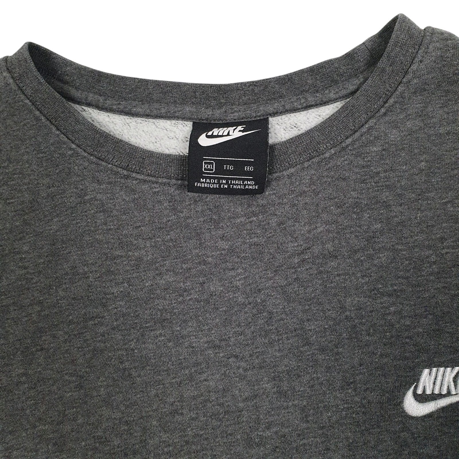 Mens Grey Nike  Crewneck Jumper