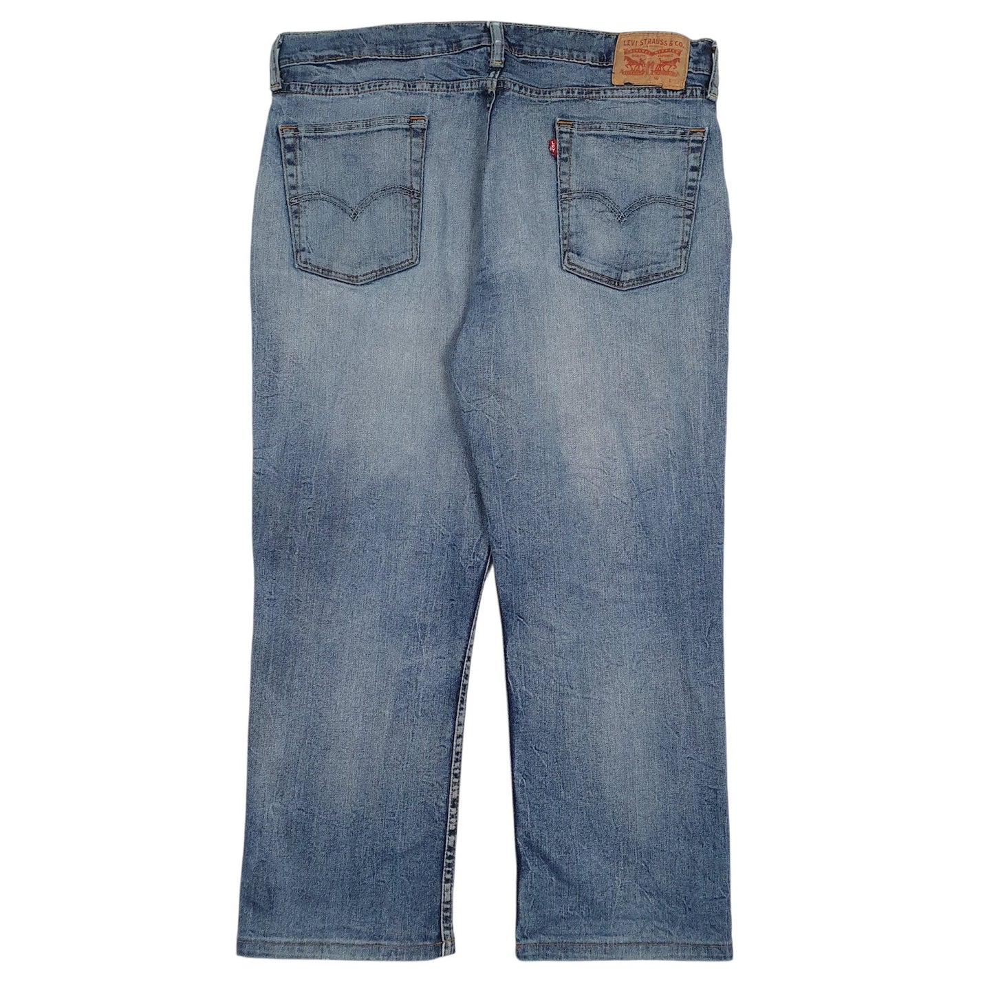Mens Blue Levis Distressed  Jeans