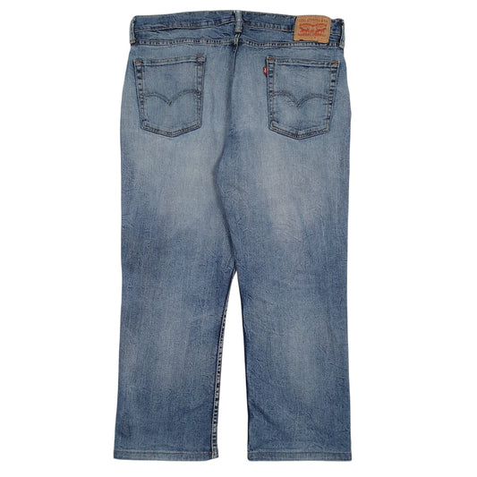 Mens Blue Levis Distressed  Jeans