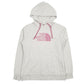 Womens Grey The North Face Spellout Hoodie Jumper