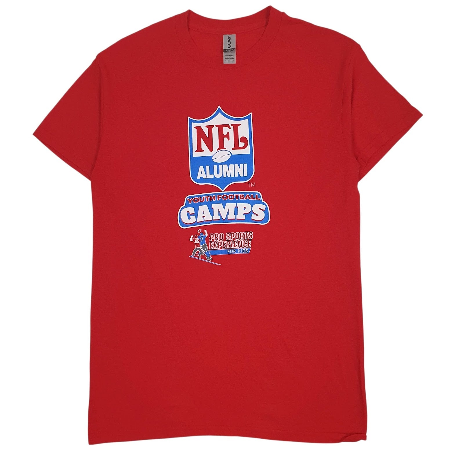 Mens Red Gildan NFL Short Sleeve T Shirt