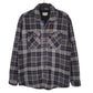 Mens Grey Matix Sherpa Lined  Coat