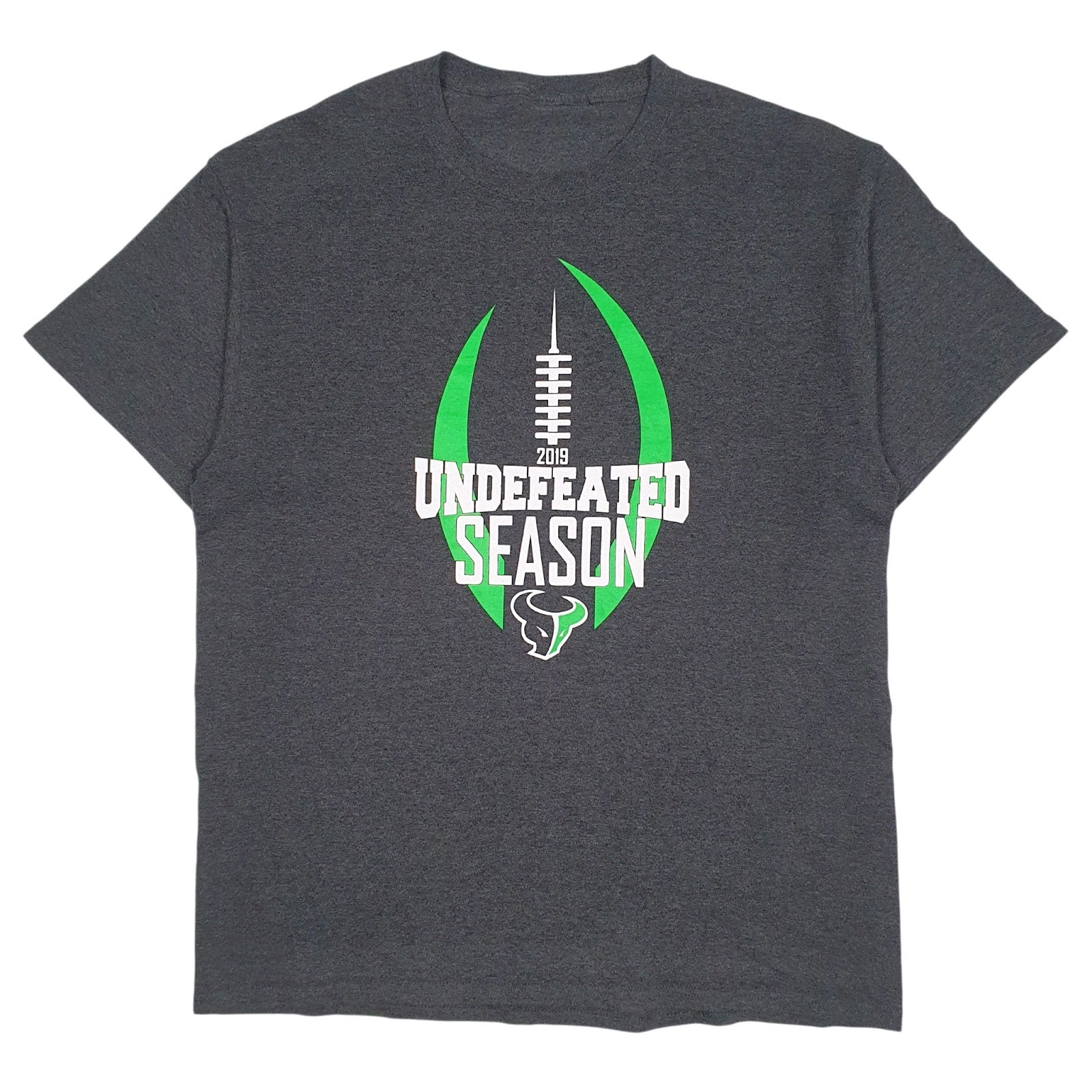 Mens Grey Unbranded Undefeated Season Short Sleeve T Shirt