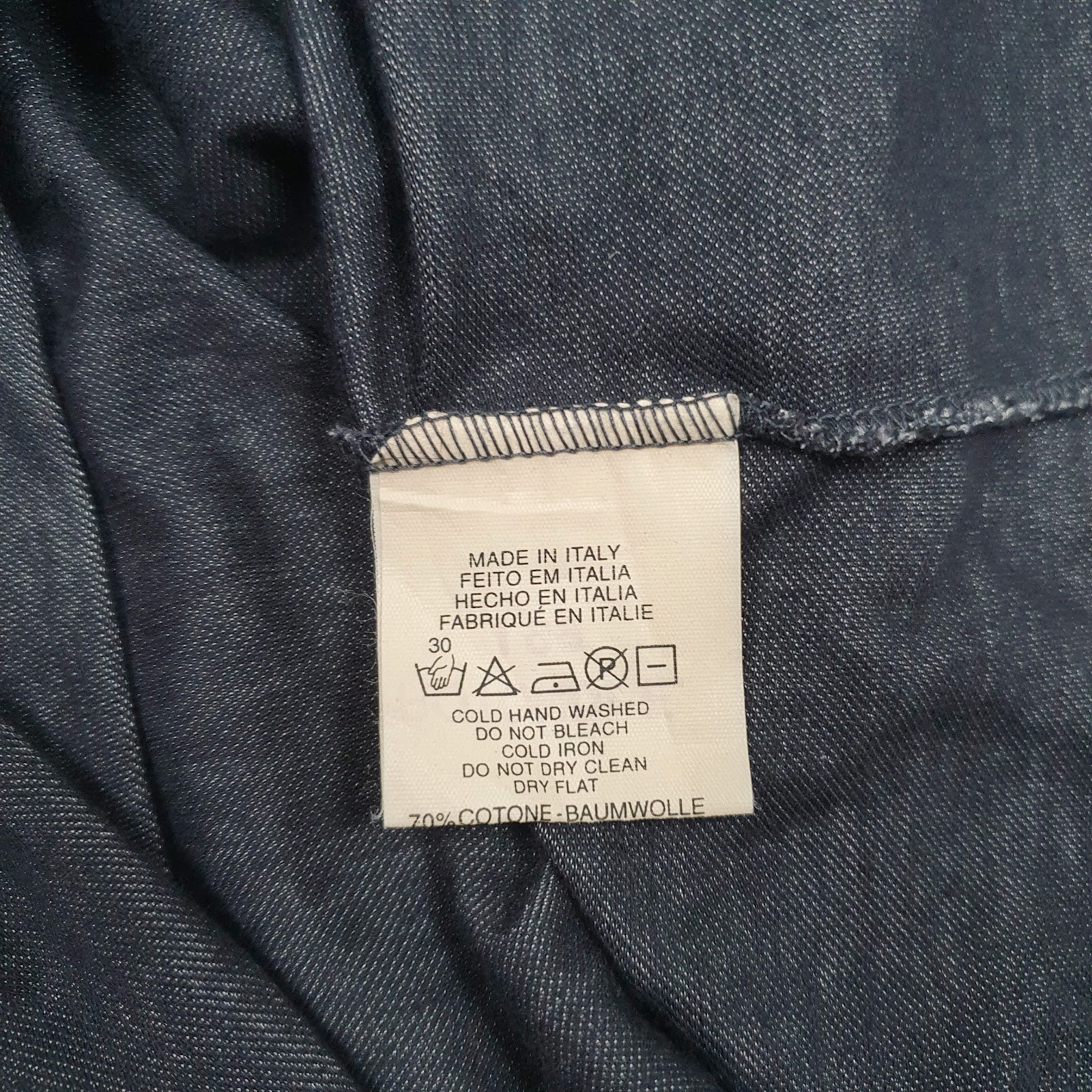 Mens Grey Trussardi Jeans Made In Italy  T Shirt