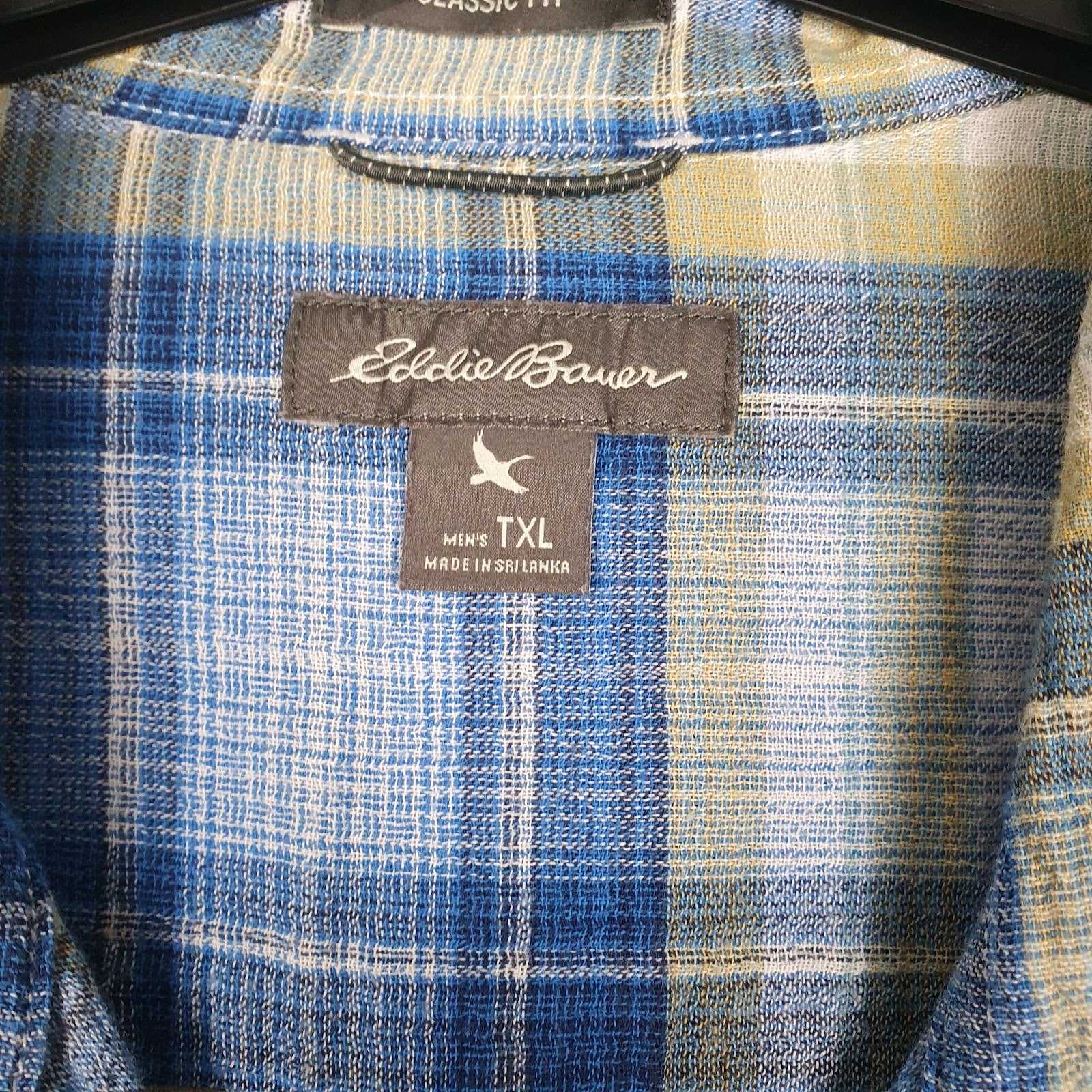 Mens Blue Eddie Bauer   Shirt
