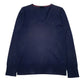 Womens Navy Tommy Hilfiger  V Neck Jumper