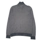 Mens Grey Tommy Hilfiger Button Up Quarter Zip Jumper
