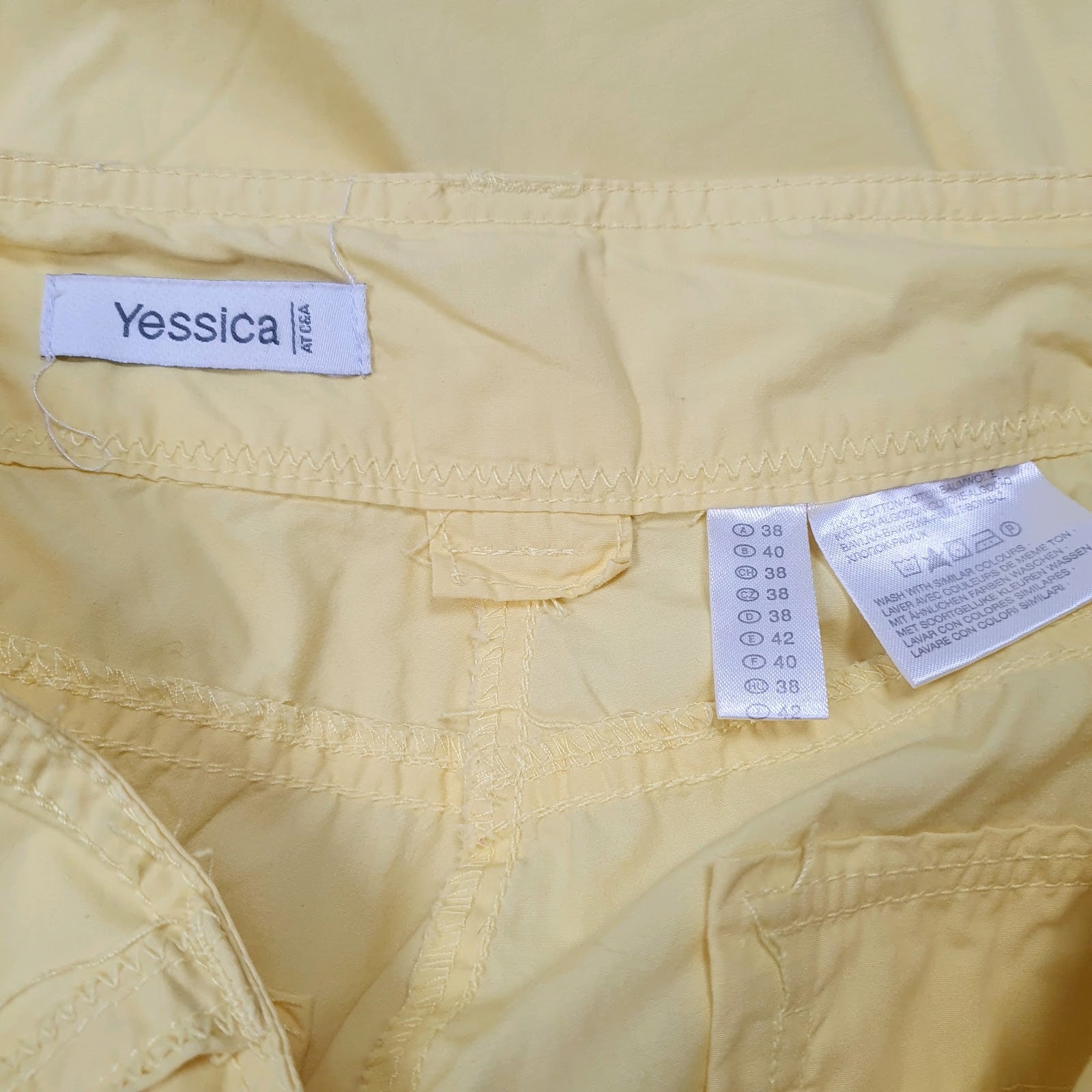 Womens Yellow Yessica   Trousers