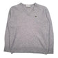 Womens Grey Lacoste  Crewneck Jumper