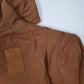 Mens Brown Lee Active Hoodie  Coat