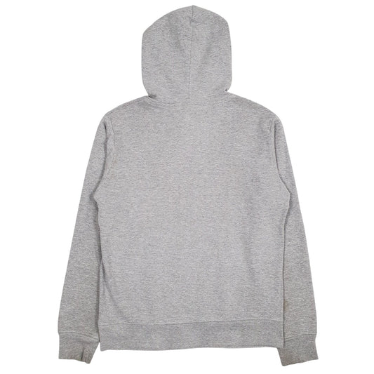 Mens Grey The North Face Spellout Hoodie Jumper