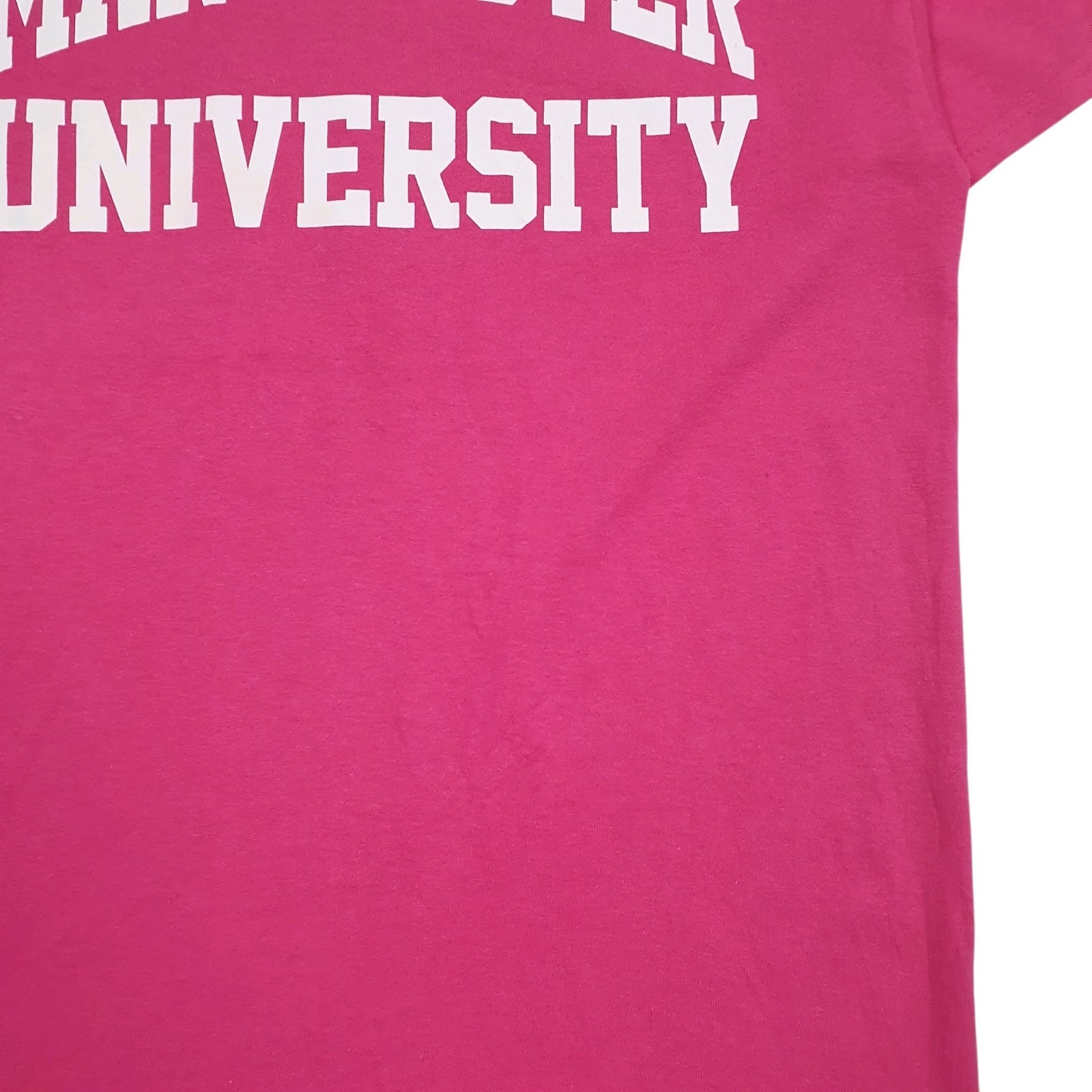 Mens Pink Unbranded Manchester University  T Shirt
