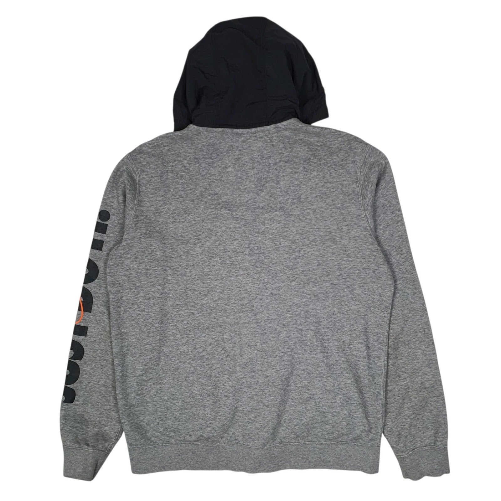 Mens Grey Nike Hoodie Full Zip Jumper