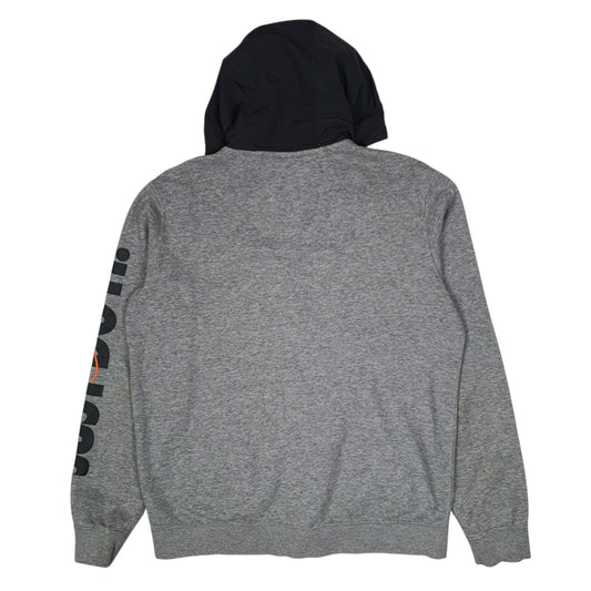 Mens Grey Nike Hoodie Full Zip Jumper