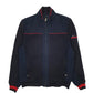 Mens Navy Tommy Hilfiger Fleece Crewneck Coat