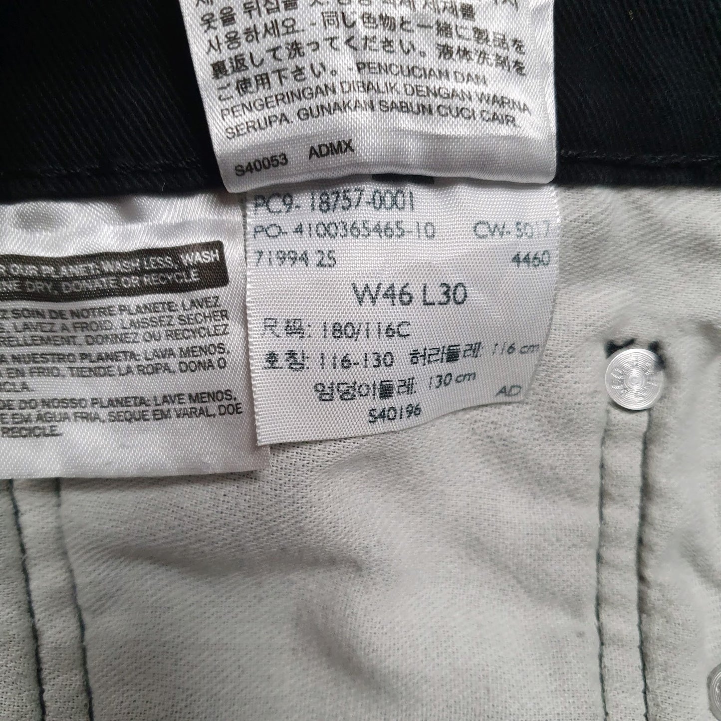 Mens Black Levis   Jeans