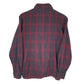 Mens Black Violator Studio Vintage Flannel  Shirt