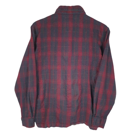 Mens Black Violator Studio Vintage Flannel  Shirt