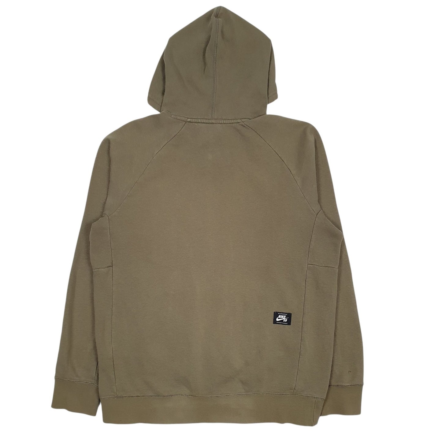 Mens Green Nike SB Spellout Hoodie Jumper