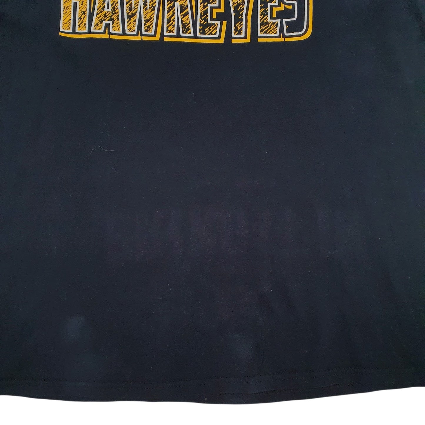 Mens Black Fruit Of The Loom Iowa Hawkeyes  T Shirt