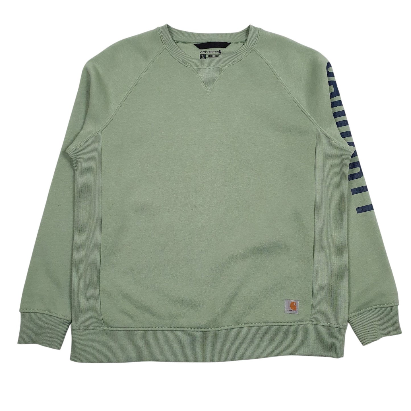 Womens Green Carhartt  Crewneck Jumper