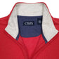Mens Red Chaps  Quarter Zip Jumper