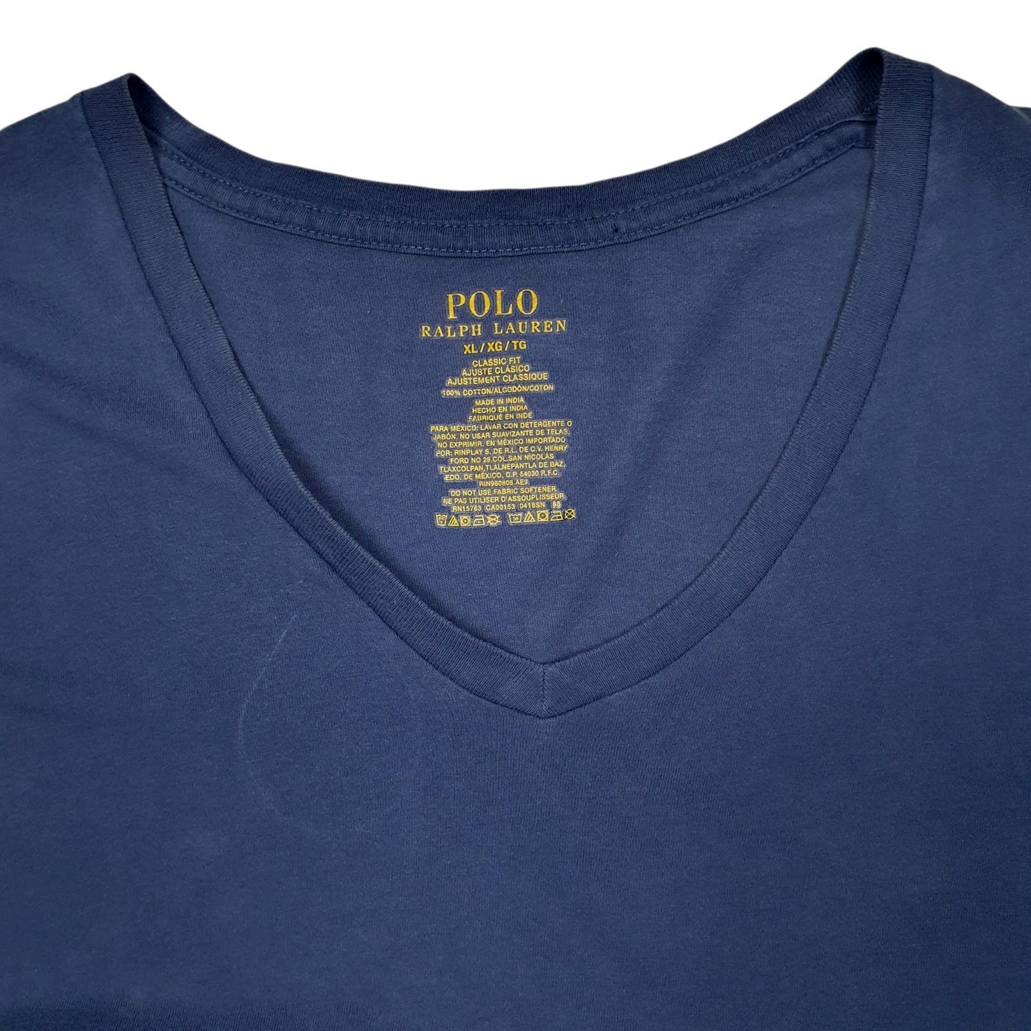 Mens Blue Polo Ralph Lauren   T Shirt