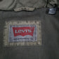 Mens Green Levis Hooded  Coat