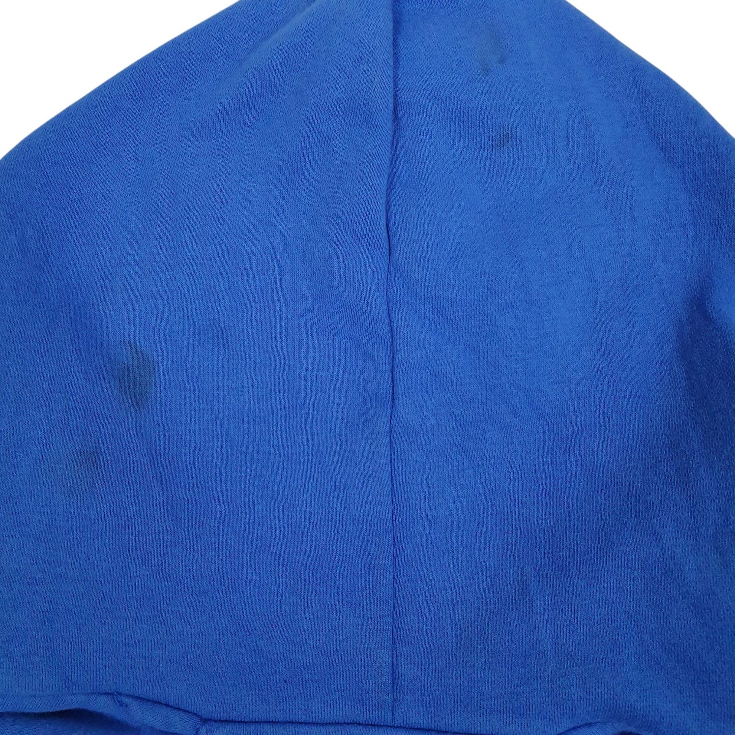 Mens Blue Adidas Spellout Hoodie Jumper