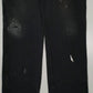 Mens Black Dickies   Trousers